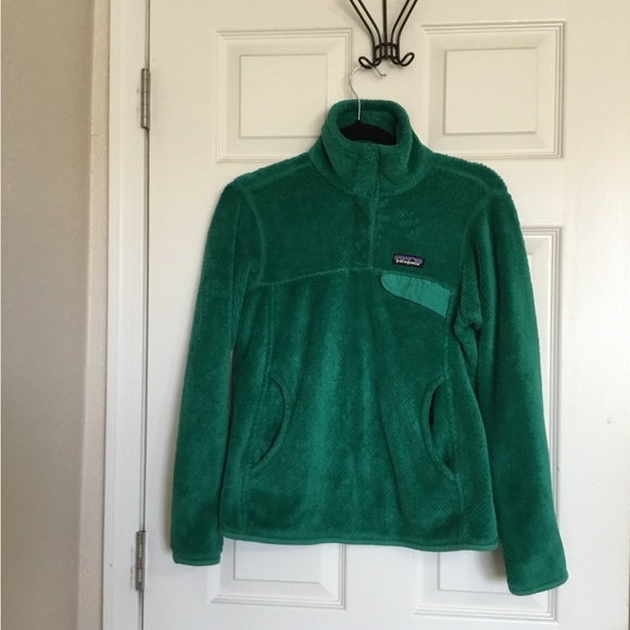 Patagonia Synchilla Snap-T Fleece Jacket Pullover green size small - Picture 2 of 10